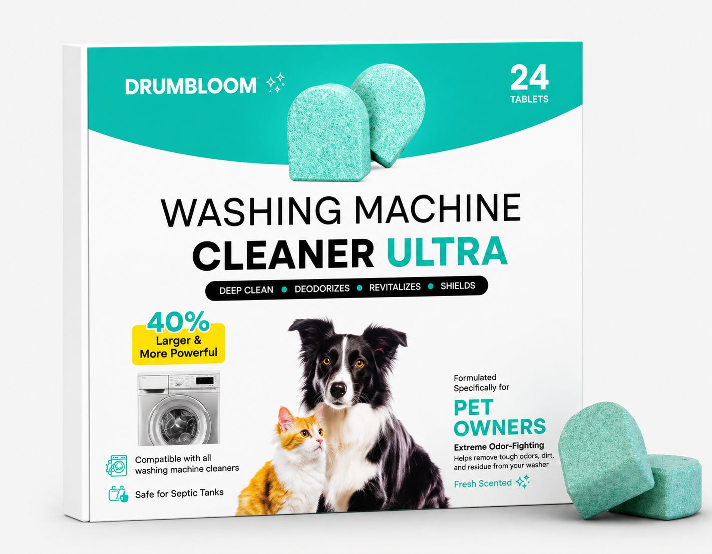 DrumBloom Washing Machine Cleaner Ultra