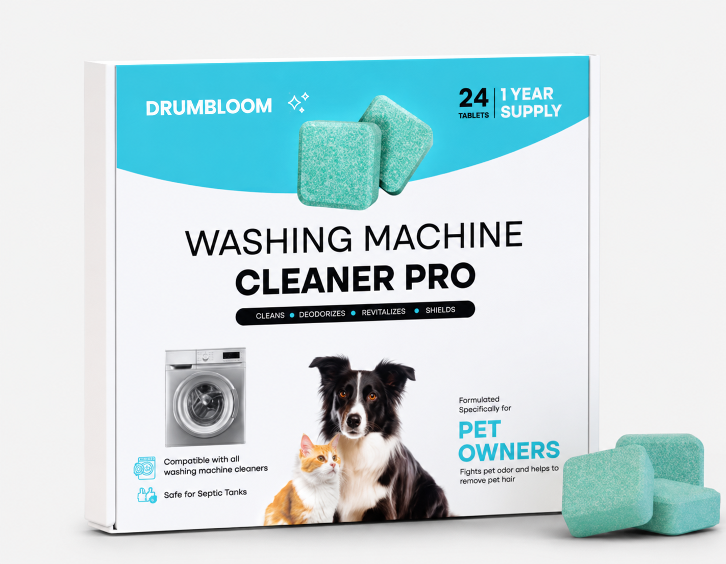 DrumBloom Washing Machine Cleaner Pro