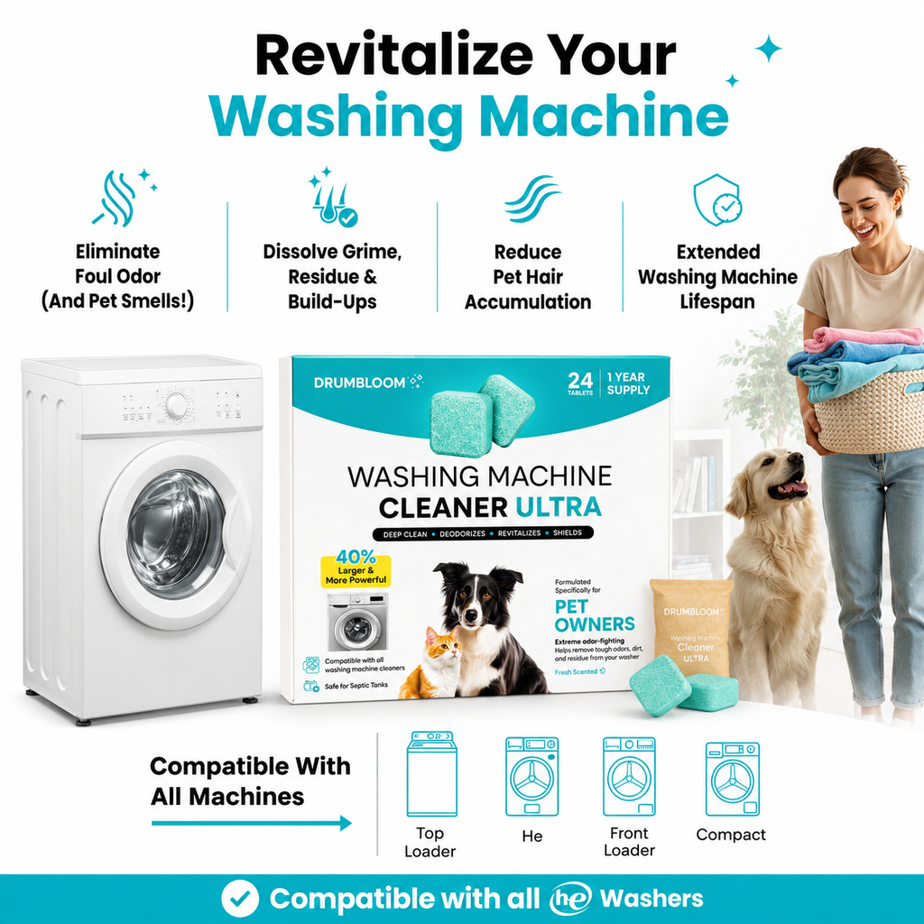 DrumBloom Washing Machine Cleaner